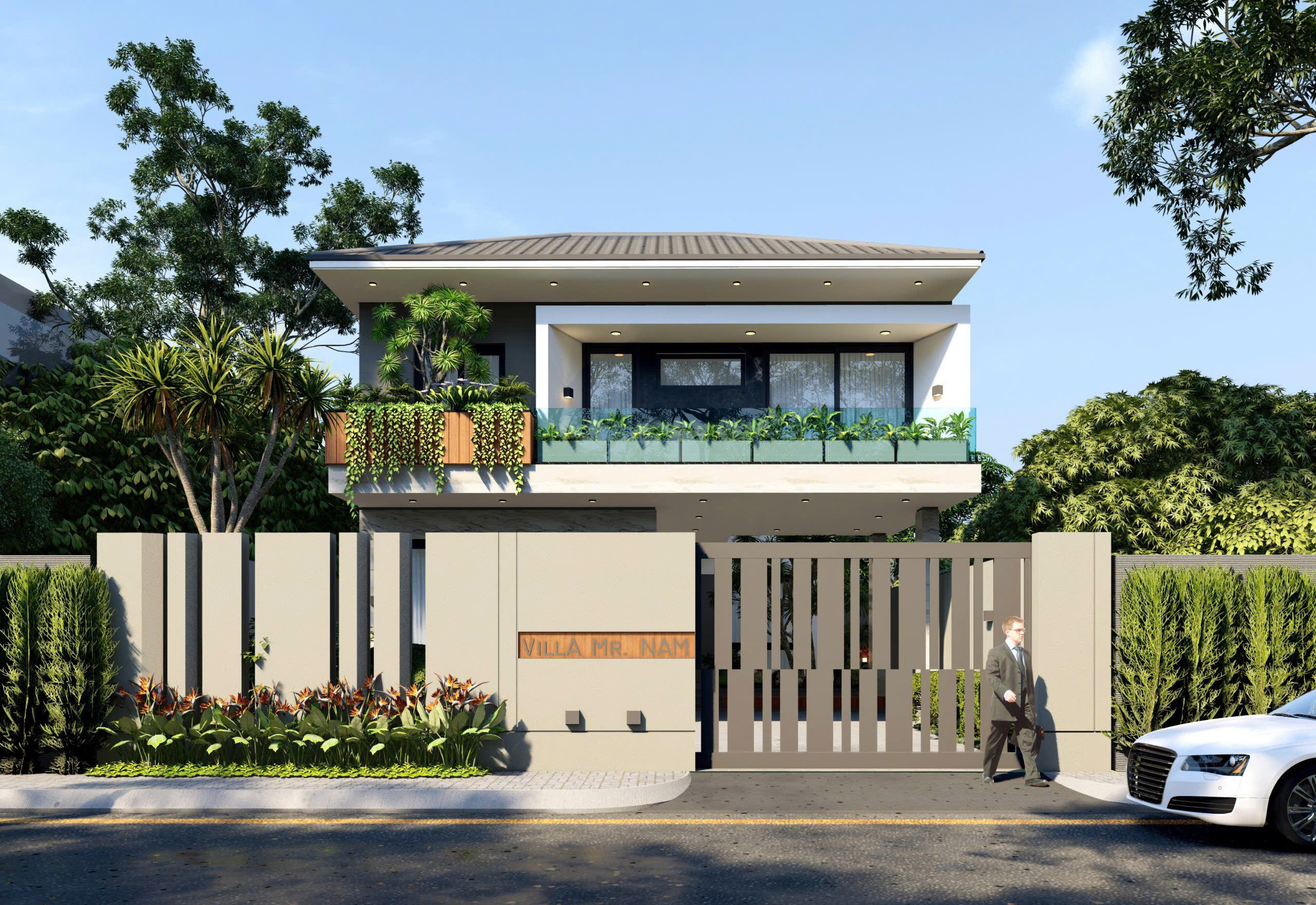 Công trình biệt thự Nghi Ân tp vinh: thiết kế và thi công nhà trọn gói